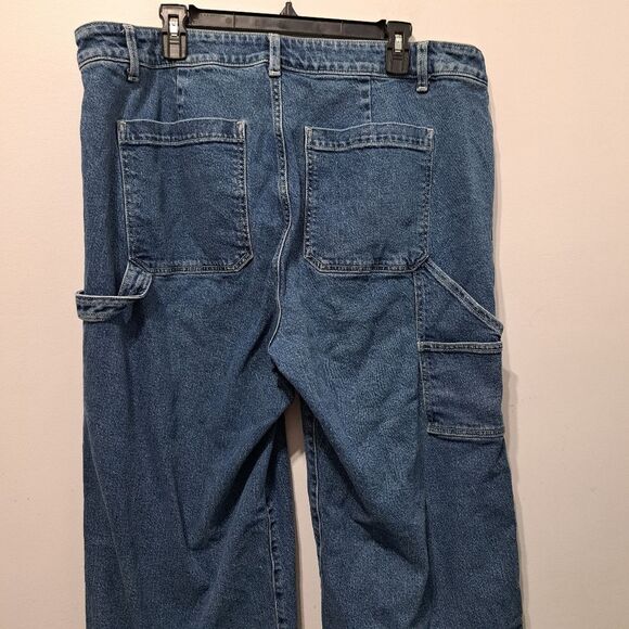 Torrid High Rise Carpenter Classic Denim Feel The Fit Plus Size 18R Coal Mine - Picture 10 of 13